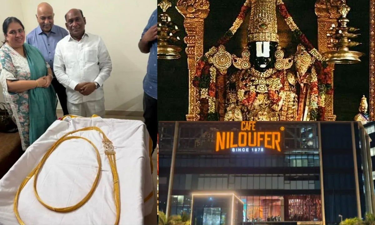 Gift of gold ornaments worth Rs 4 crores to Lord Venkateswara