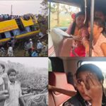 School bus accident in khammam district